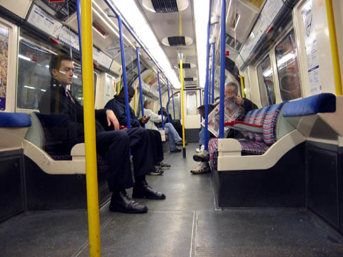 [ Small subway interior ]