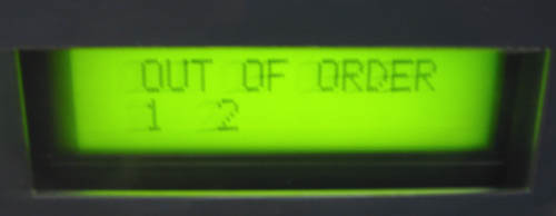 [ Out of order display ]