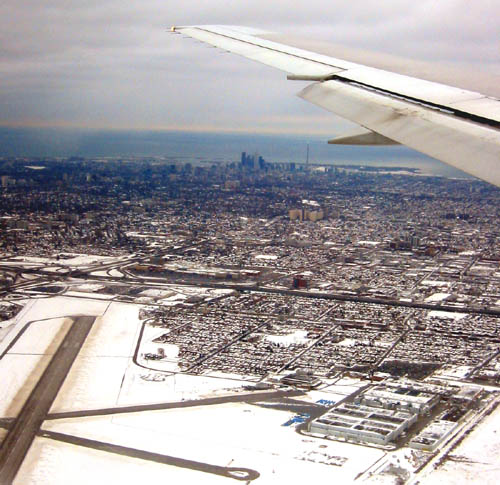 [ Landing over Toronto ]