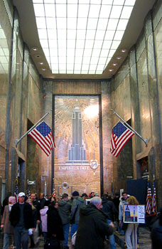 [ Empire State Building lobby ]