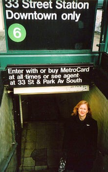 [ Riding the subway ]