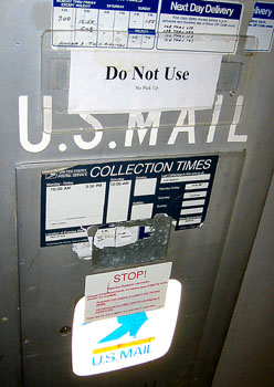 [ Airport mailbox ]