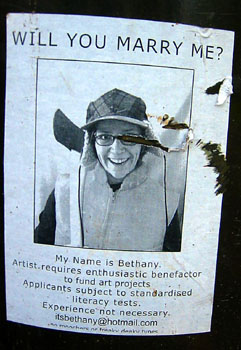 [ 
Poster in the park ]