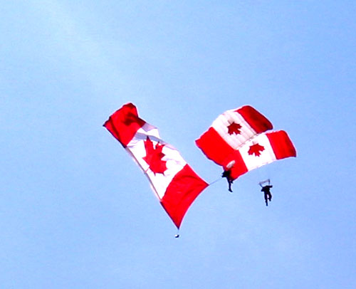 [ SkyHawks with Flag ]