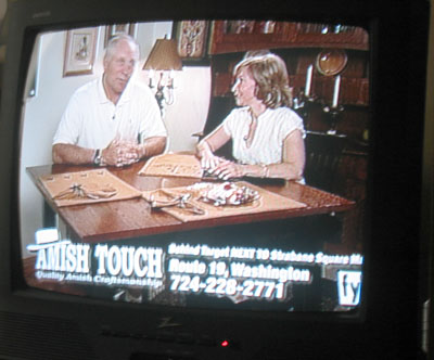 [ Amish wares on TV ]