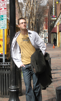 [ James poses ]