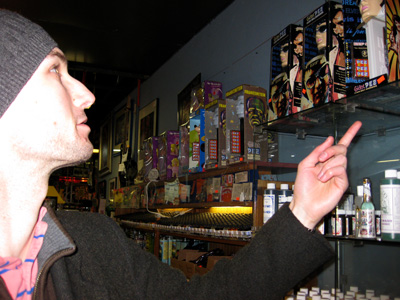 [ James and the Elvis Pez dispenser ]