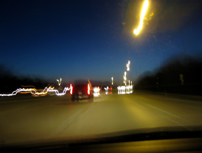 [ Driving at the crack of dawn ]