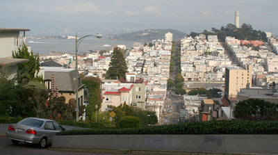 [ Top of Lombard Street ]