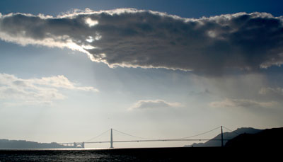 [ Clouds over Golden Gate Bridge ]