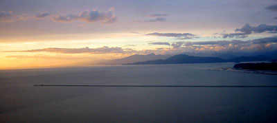 [ Sun setting on 

West Coast ]