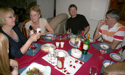 [ The family gathers ]
