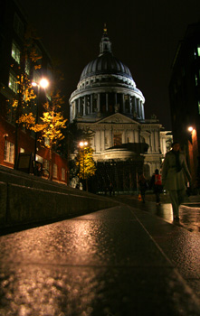[ Looking back at St. Paul's ]