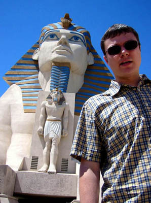[ Mike at the Luxor ]