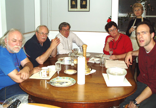 [ Gathering for dinner ]